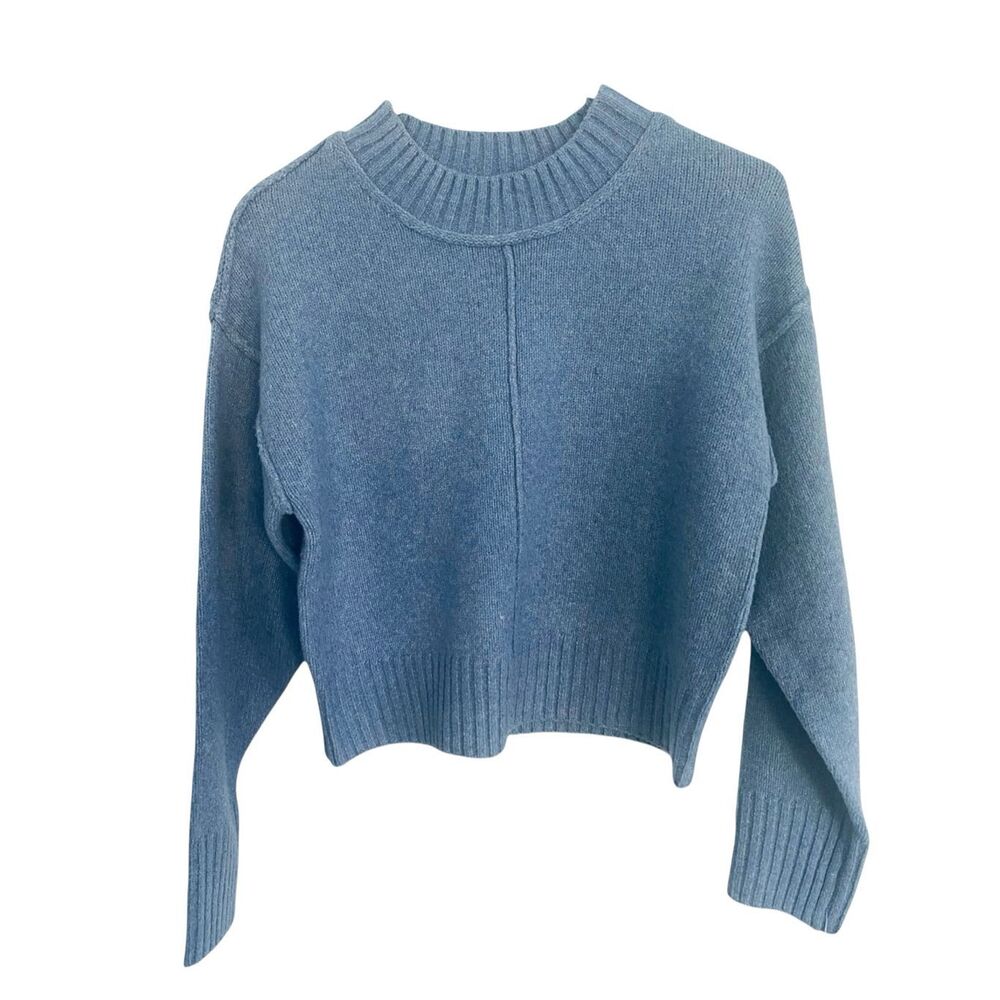 Pink Rose Crew Neck Knit Pullover Sz S NWT